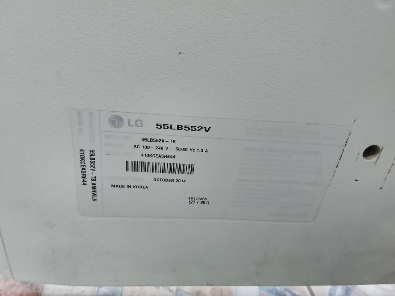 شاشة LG الحجم55 بدون انترنيت ستلايت داخلي النظافة
100%صناعة كورية الوان ابيض مكفولة.من.فتح وتصليح
السعر 275 الف مكان بغداد شعلة ***********
