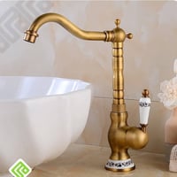 خلاط مغسلة • نحاس أصفر • طراز كلاسيكي