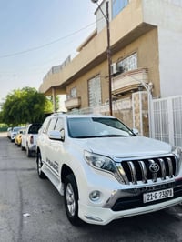 برادو موديل 2016 خليجي لون صدفي  6 سلندر   محرك وگير مكفولات   رقم سلي...