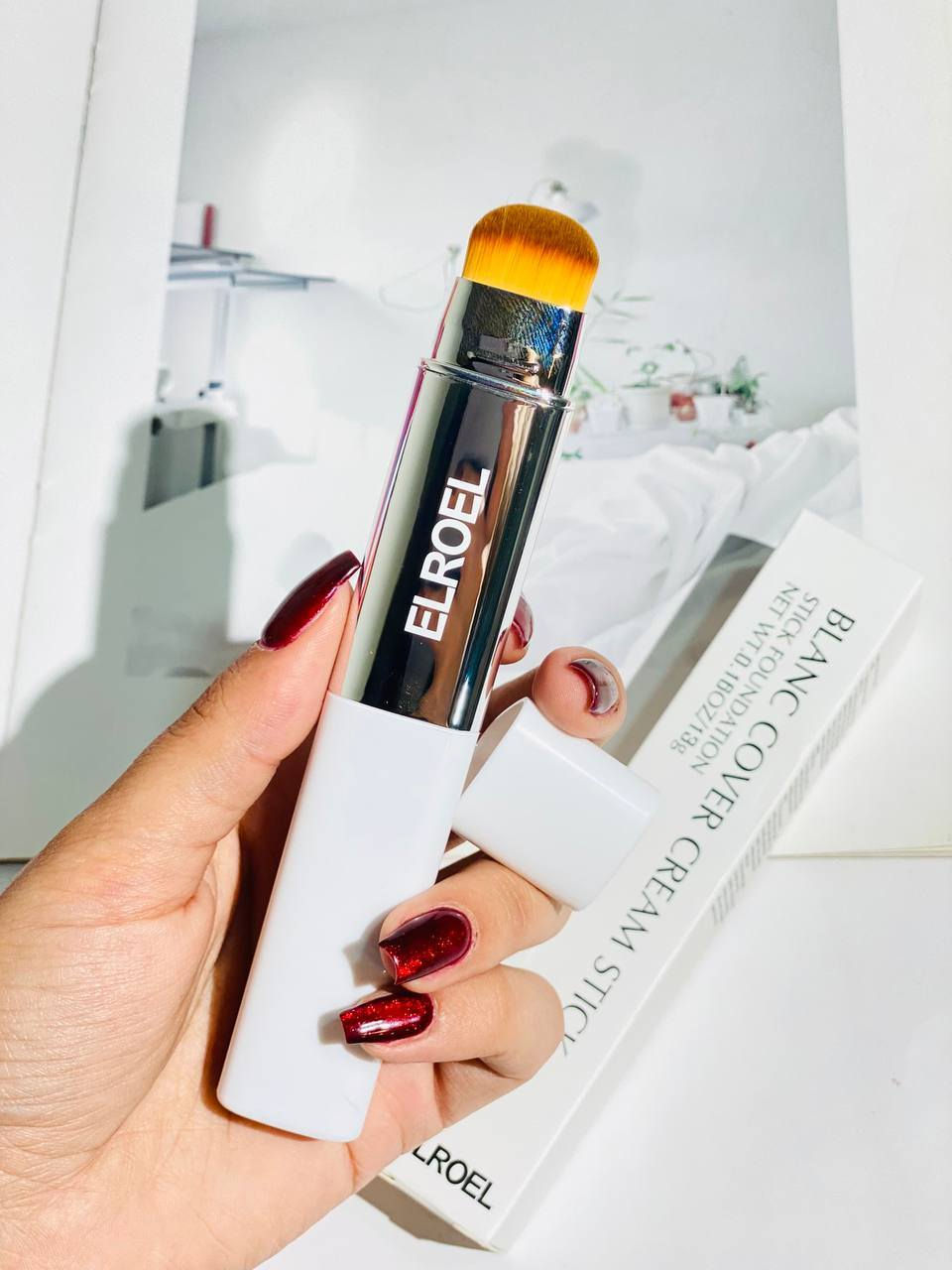 🌟 السر الكوري لبشرة مثالية وخالية من العيوب! 🌟
المنتج اللي طاش والكل يسولف عنه 🔥 Blanc Cover Cream Stick من البراند الكورية الشهيرة ELROEL ✨

ليش هذا المنتج يعتبر سحري؟ 🤔👇
 🤍 تركيبة مبتكرة تتحول أمام عينج: يبدأ ككريم مرطب ومشد للبشرة باللون الأبيض، وأول ما توزعيه يتحول فوراً إلى كريم أساس ذكي يتكيف ويندمج تماماً مع لون بشرتِج الطبيعي!
 🧪 عناية وتغطية مثالية: غني بالكولاجين ومادة "Volufiline" الفرنسية، يعني مو بس مكياج، هذا علاج يوفّر ترطيب عميق يدوم طويلًا (حتى 50 ساعة)!
 🪄 إخفاء كامل للعيوب: يغطي الهالات السوداء، المسام، والتصبغات بمسحة واحدة وبدون تكتل.
 👜 سهولة وعملية بالاستخدام: يجي بتصميم "ستيك" عملي وسهل الحمل بالحقيبة، ومزود بفرشاة مدمجة ناعمة في الطرف الآخر لتسهيل الدمج بأي مكان وبأي وقت.

السعر 12 الاف
العراق
#عراقي
#بغداد
#البصرة
#كربلاء
#النجف
#اربيل
#موصل
#ترند
#اكسبلور
#fyp
#viral
#تيك_توك
#ضحك
#بنات
#مشاهير
#ستوريات
#تصميم
#حب
#مضحك


**إذا كنت صاحب هذا الإعلان وتريد حذفه لأي سبب، رجاءا أرسل رسالة إلى الدعم الفني**