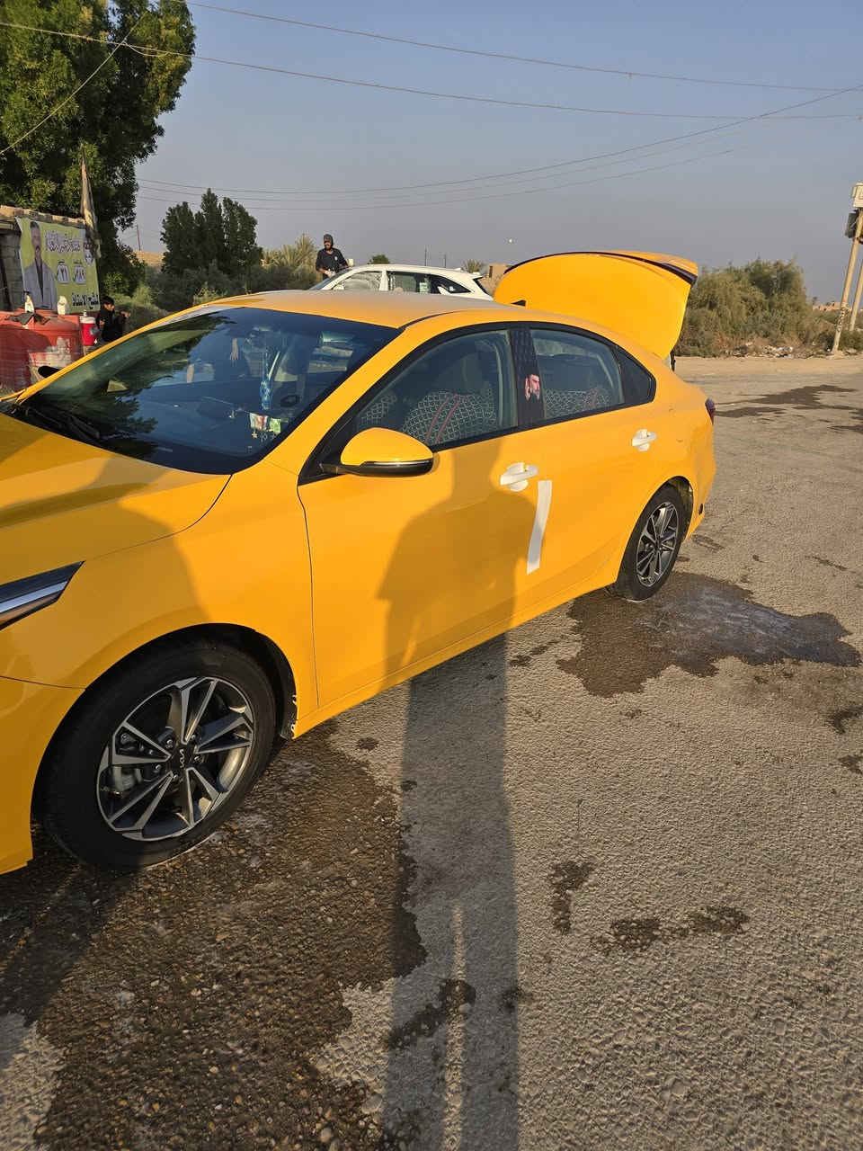 سلام وعليكم كيا فورتي 2023 حادثه جاملغ وبنيد رقم بغداد سعر  155
***********
