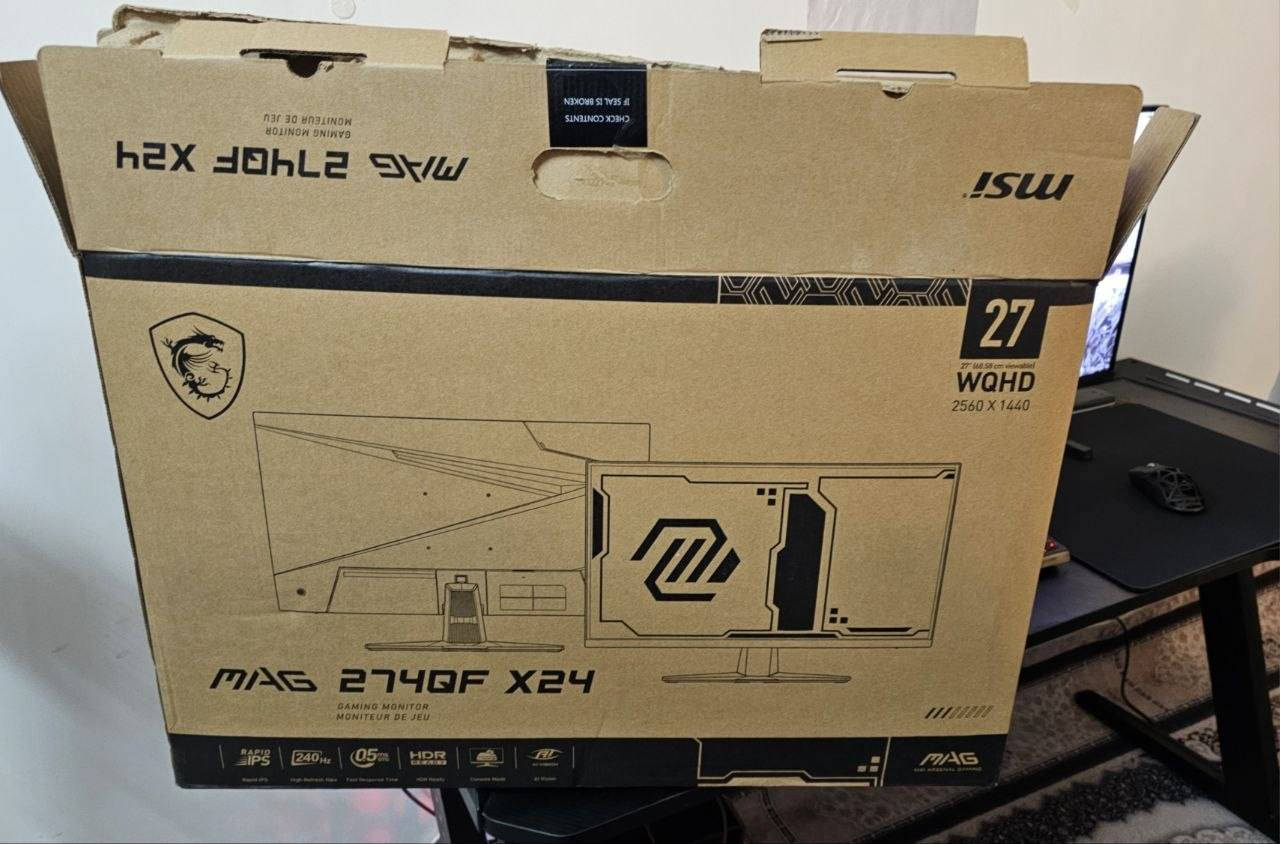 للبيع شاشة msi
المواصفات 

Mag 27qf x24 
2k 
240hz 
27insh 
0.5 ms استجابة
Rapid ips البنل

جديدة استخدام شهرين 
سبب البيع اريد احول لشاشة 1080 لان كرتي مو مال 2k 

السعر 330 الف وبيها مجال بسيط

مكاني نجف


**إذا كنت صاحب هذا الإعلان وتريد حذفه لأي سبب، رجاءا أرسل رسالة إلى الدعم الفني**