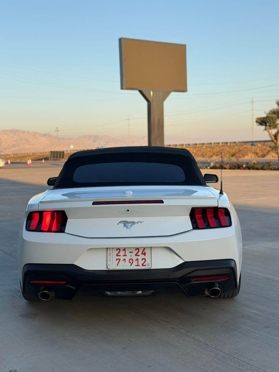 السلام عليكم 
موستانگ شكل جديد : 2024
سعر :185 ومجال 
اللوان : ابيض 
عداد المسافة : 3 الف زيرو 
ملاحظة السيارة : چاملغ و ربع بوند بدون شاصى 

المواصفات : 

فول فول مواصفات 1/1

فتحة سقف قلاب 
 ابواب بصمة
بصمة تشغيل 
تشغيل عن بعد (𝐑𝐄𝐌𝐎𝐓𝐄 𝐒𝐓𝐀𝐑𝐓)
شاشة دشبول ديجيتال واحد 🖥️
كاميرا  
اوتو ستارت (𝐀𝐔𝐓𝐎 𝐒𝐓𝐀𝐑𝐓)
اوتو ستوب (𝐀𝐔𝐓𝐎 𝐒𝐓𝐎𝐏)
رادار امامي (تحديد مسار)
رادار جانبي  (نقاط عمياء)
رادار خلفي (التحذير من الاصطدام)
حساسات امامي
حساسات جانبي 
حساسات خلفي 
نظام (𝐄𝐂𝐎)
نظام (𝐍𝐎𝐑𝐌𝐀𝐋)
نظام (𝐒𝐏𝐎𝐑𝐓)
كشنات جلد
كشنات كهربائي
كشنات هيتر
تحكم استيرن 
استيرن هيتر
تبريد لمس
 لايتات (𝐋𝐄𝐃) ليد زينون بيلادي
بكلايتات (𝐋𝐄𝐃) ليد بيلادي 
ويل كروم

وبعد هواية مواصفات…
تفاصيل اكثر الاتصال علی ارقام التاليه  
***********
‏ WhatsApp - Vibir
☎️[hidden information]

‏‎عنوان📍عقره 

‏‎ اكر, نينوى
