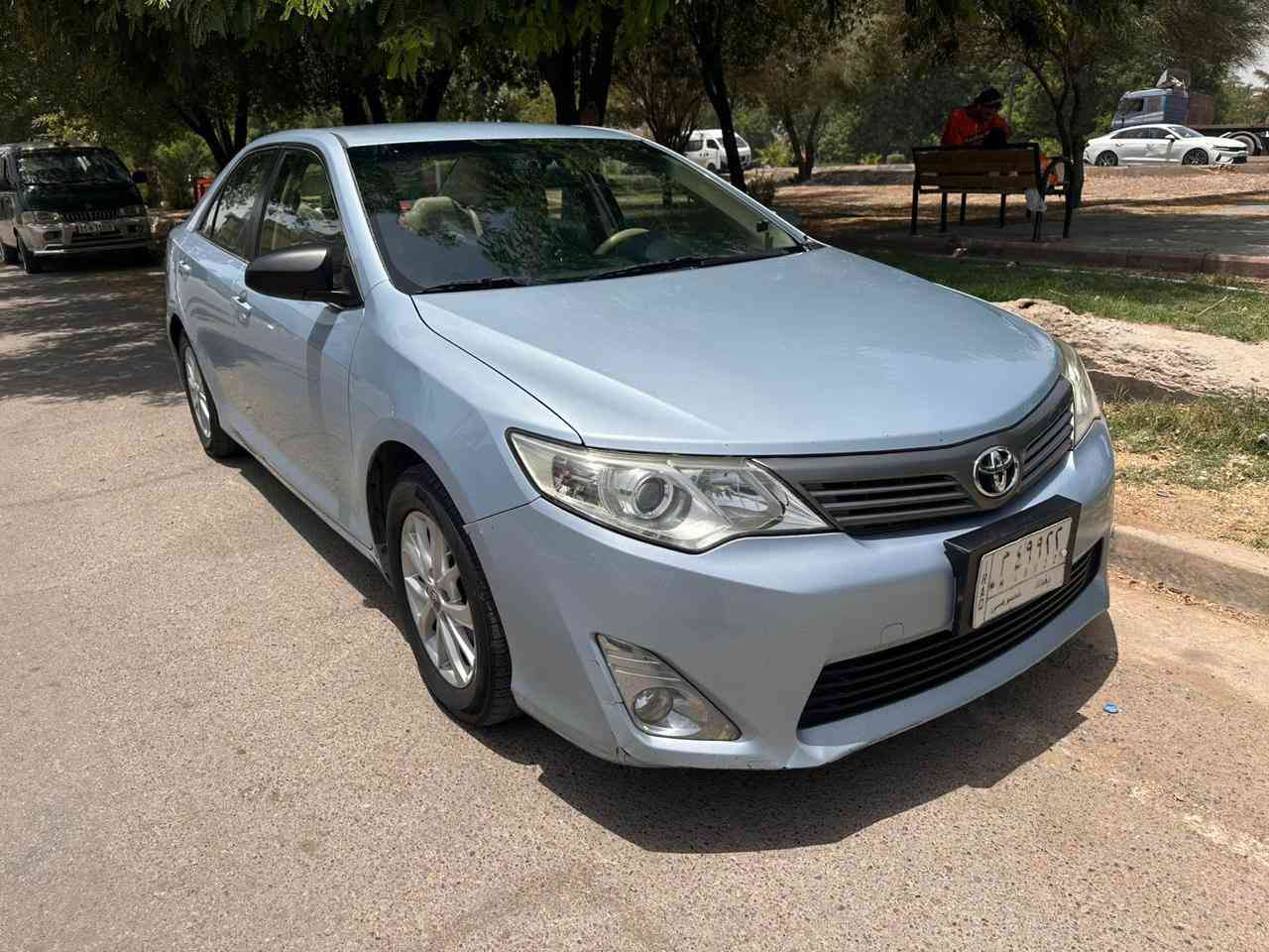 تويوتا كامري خليجي موديل 2013
شاشه تحكم ستيرن كروز سرعه 
بدون صبغ + رصعه بالجاملغ الامامي مامصلحه 
بي دي ار على شبر تقريباً 
ماشيه 180 كم 
اني المالك الثاني للسياره
مكان السياره بغداد / حي الجامعه 
سعر السياره 15،000$ 
*********** 
السياره استخدام شخصي
