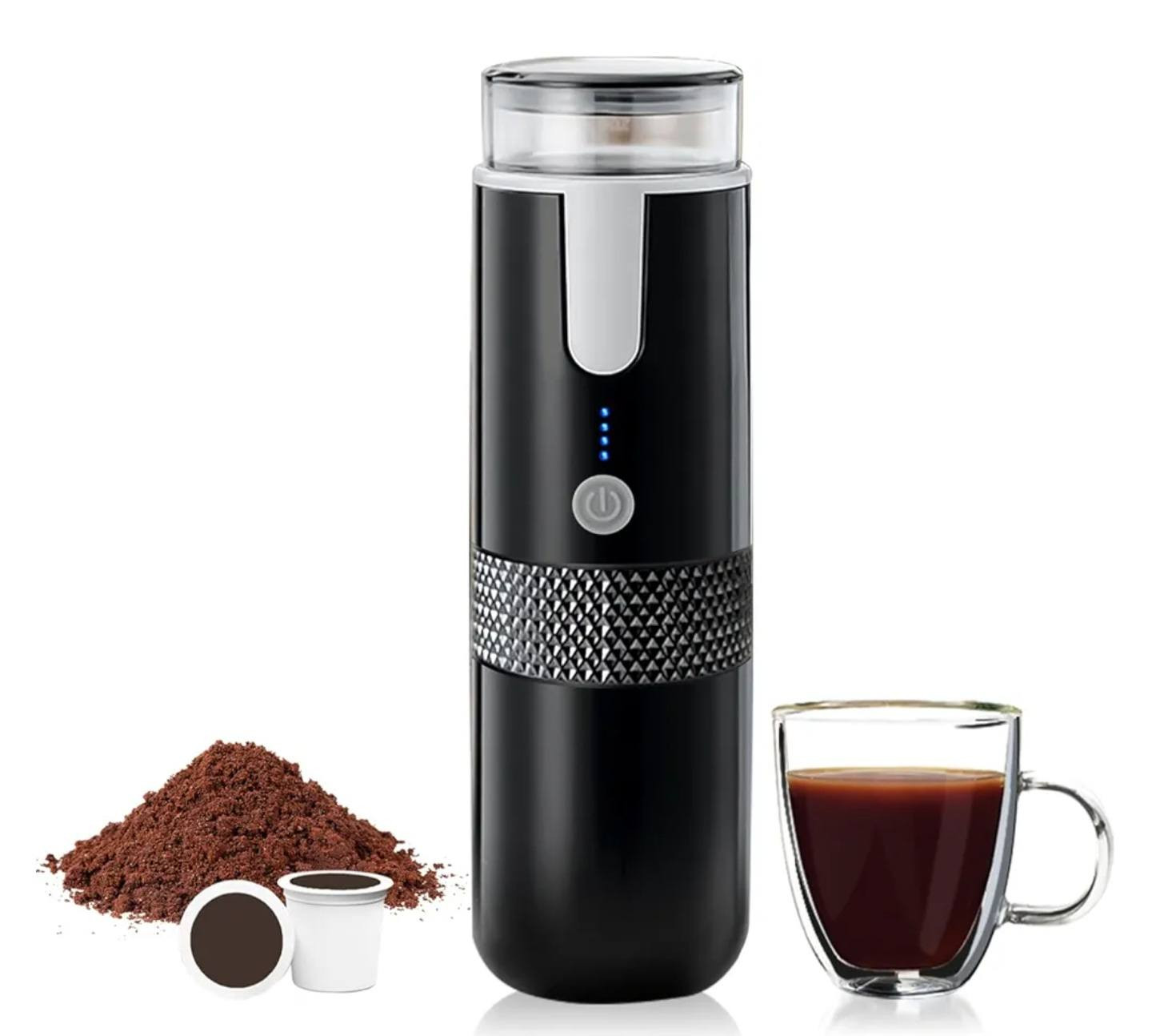 هذه ماكينة قهوة محمولة تعمل بالشحن. إليك أبرز مواصفاتها: 
الوظيفة: تحضير الإسبريسو باستخدام كبسولات القهوة أو القهوة المطحونة (2 في 1).
سعة خزان المياه: تصل إلى 80 مل.
المميزات: حجم صغير ومناسب للسفر والرحلات الخارجية.
طريقة التشغيل: تعمل بضغط زر واحد مع مؤشرات لإظهار مستوى الطاقة. بغداد, العراق


**إذا كنت صاحب هذا الإعلان وتريد حذفه لأي سبب، رجاءا أرسل رسالة إلى الدعم الفني**