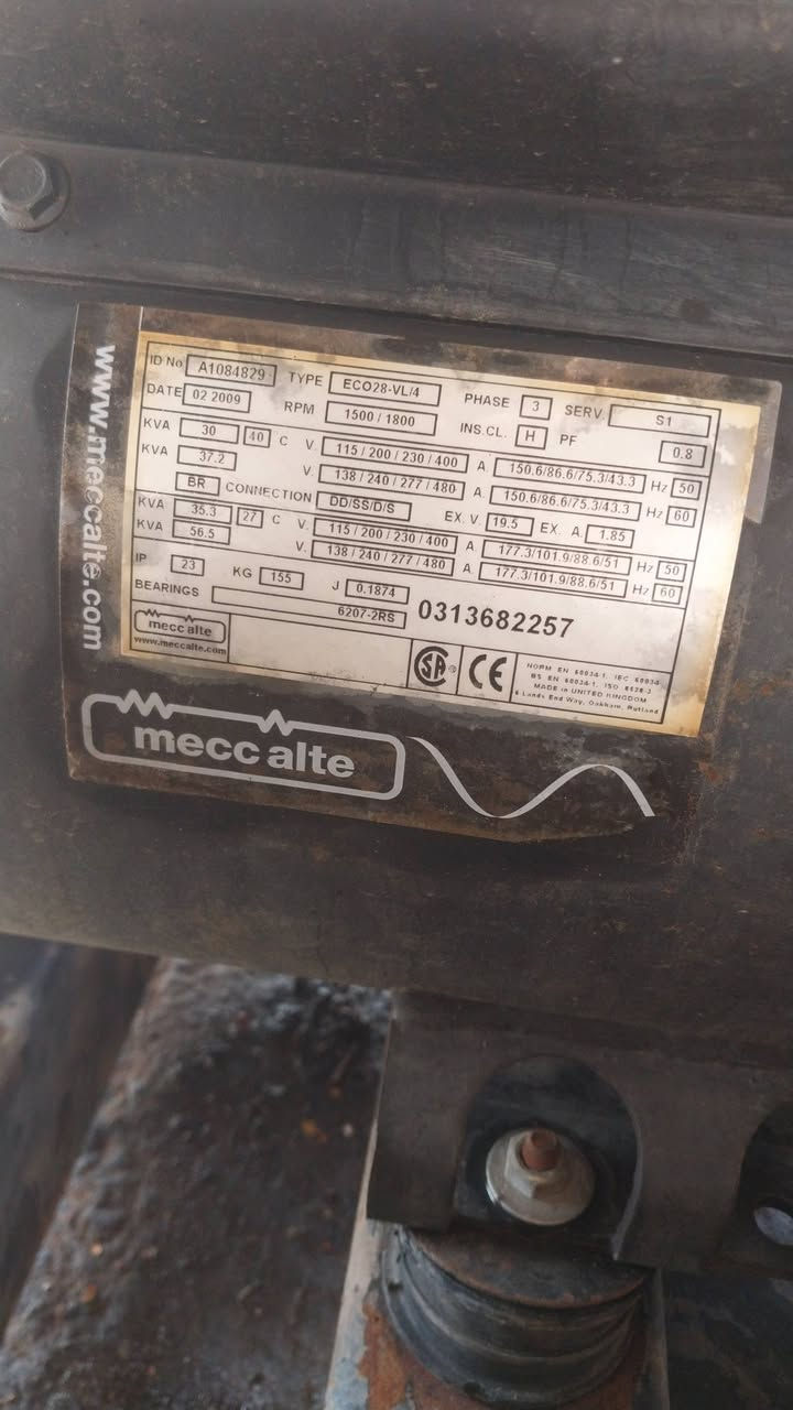 السلام عليكم مولد إيطالي 3بستم 30 kV للاتصال *********** عنوان واسط الكوت
