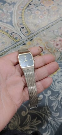 ساعه اصليه ياباني CREGAR نظافه 97 بالميه شغال ع وضع الشركه  لون ذهبي ع...