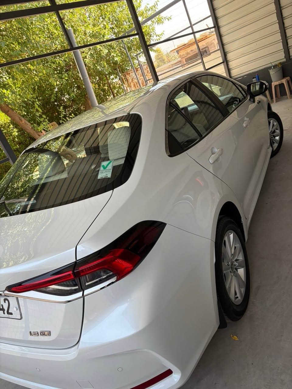 Corola 2024 Gli
قەپات مواسەفات 
شەریکە جیهان 
روبعە بۆنیتی سبوغە بێ ژورێ بێ ئێرباگ
سەیارەکە یەک دینار مەسرەفی تێدانییە 
٣٥٠٠٠ کیلۆمەتر ڕۆشتووە 
*********** أربيل, العراق
