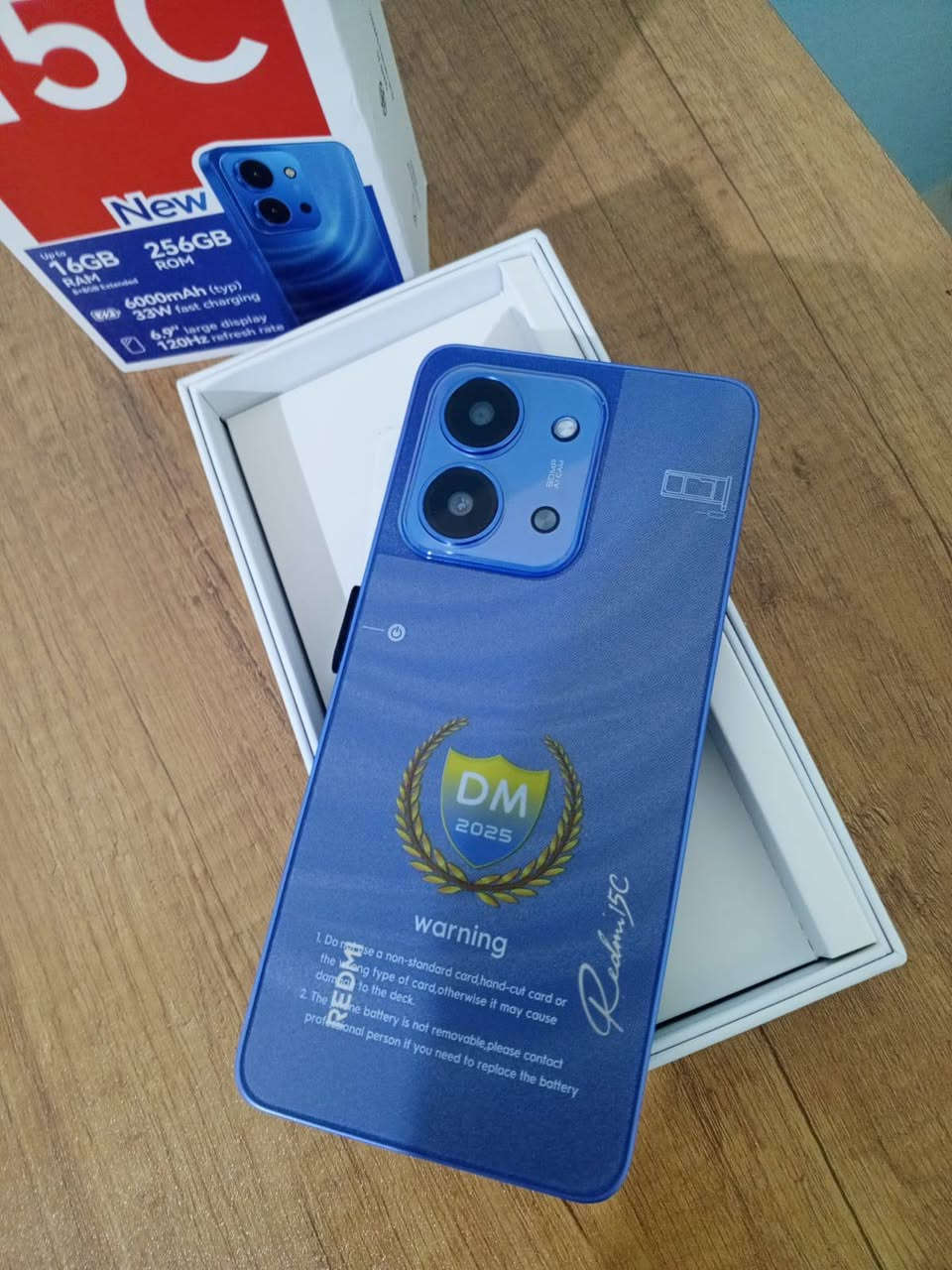 موبايل📱 Redmi 15C جديد غير مستخدم ✨نهائياً 🙌 السعر 120,000 توصيل مجاني للاستفسار اكثر ارسل رسالة الى🔴 Abd Almunam Alrawi 🟢 او اتصل على الرقم *********** 📞☎️
