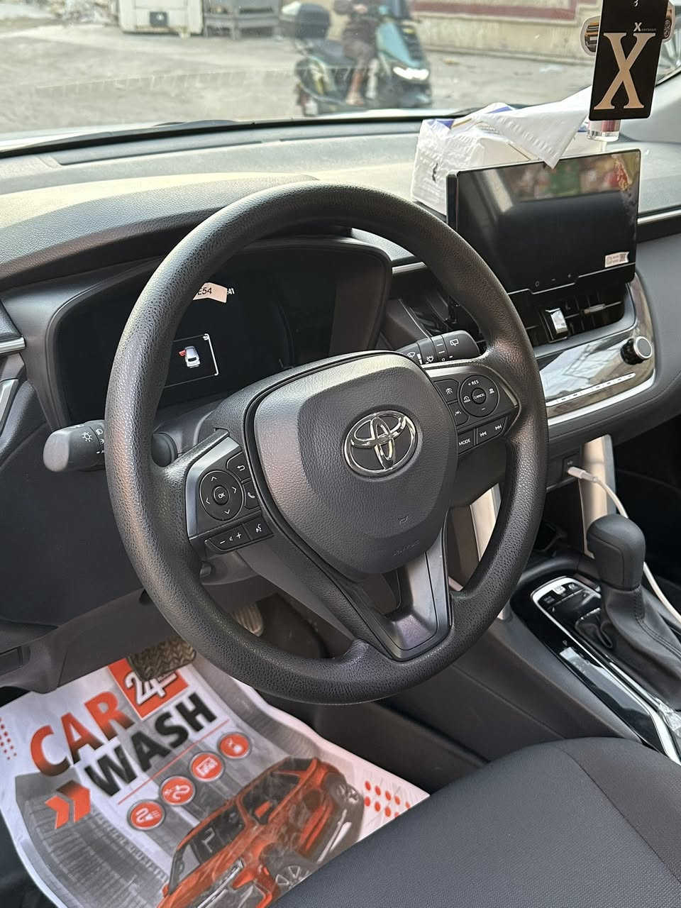 كورلا كروز٢٠٢٥ هايبرد علامة سودة HEV
ماشية 8الاف فقط 
كشتات مخمل   
بصمة + دخول ذكي 
فتحة 
ويل كب ١٧ 
اشاير بالمري 
سبير ما نازل و العدة بعدهن بجيسهم  
تبريد قطعتين
فول تحكم ستيرن 
رادار امامي تحديد مسار و تحذير 
هاند بريك كهرباء 
اوتو هولد 
داريف مود 
Ev مود 
وباقي المواصفات المعروفة 
العنوان بغداد  
السعر 26 و 500وبيها مجال 
السيارة مكفولة حتى من التكحيل***********
