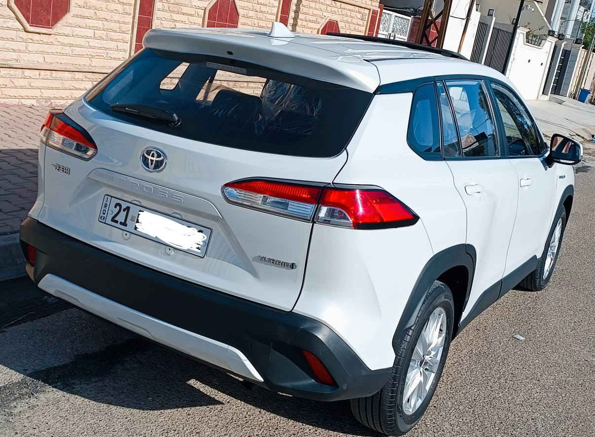 للبيع تويوتا كورلا كروس هايبرد 2024 رقم سليمانيه فووول مواصفات فتحة سقف
ماشية 30 الف
بصمة تشغيل
هاند بريك دكمه 
اوتو هولد 
رادار
مثبت سرعه ( قيادة ذاتي
كفالة عامة، بوضع الشركة
تحويل مباشر
السعر : 198 وبيها مجال بسيط 
مكان السيارة كركوك
للاستفسار *********** كركوك, العراق
