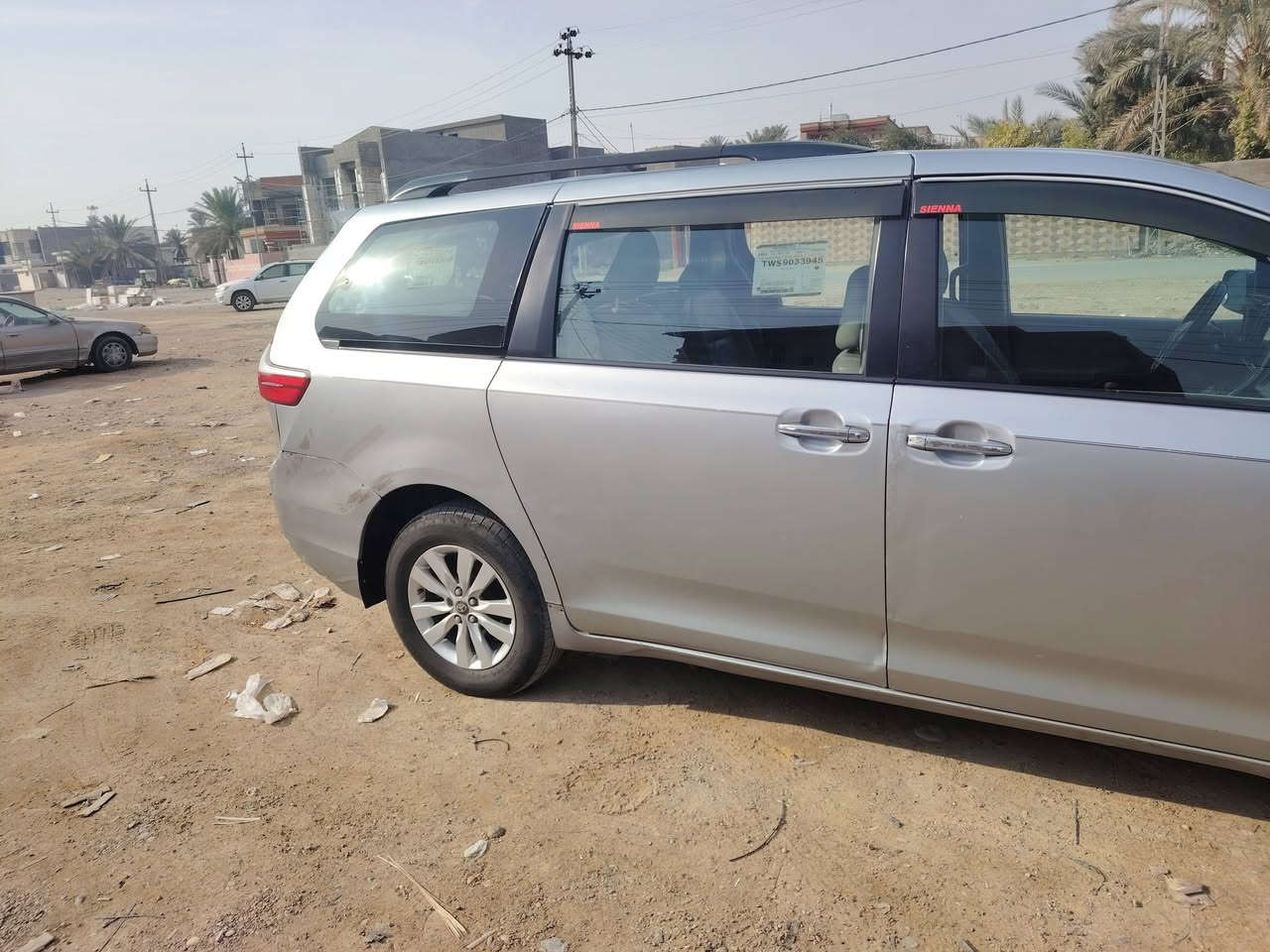 للبيع تويوتا سينا 2016 فول مواصفات رقم اربيل الجديد تكسي الضرر جاملغ خلفي اليسار وصندوق السعر 135 وبيهه مجال للاتصال ***********
