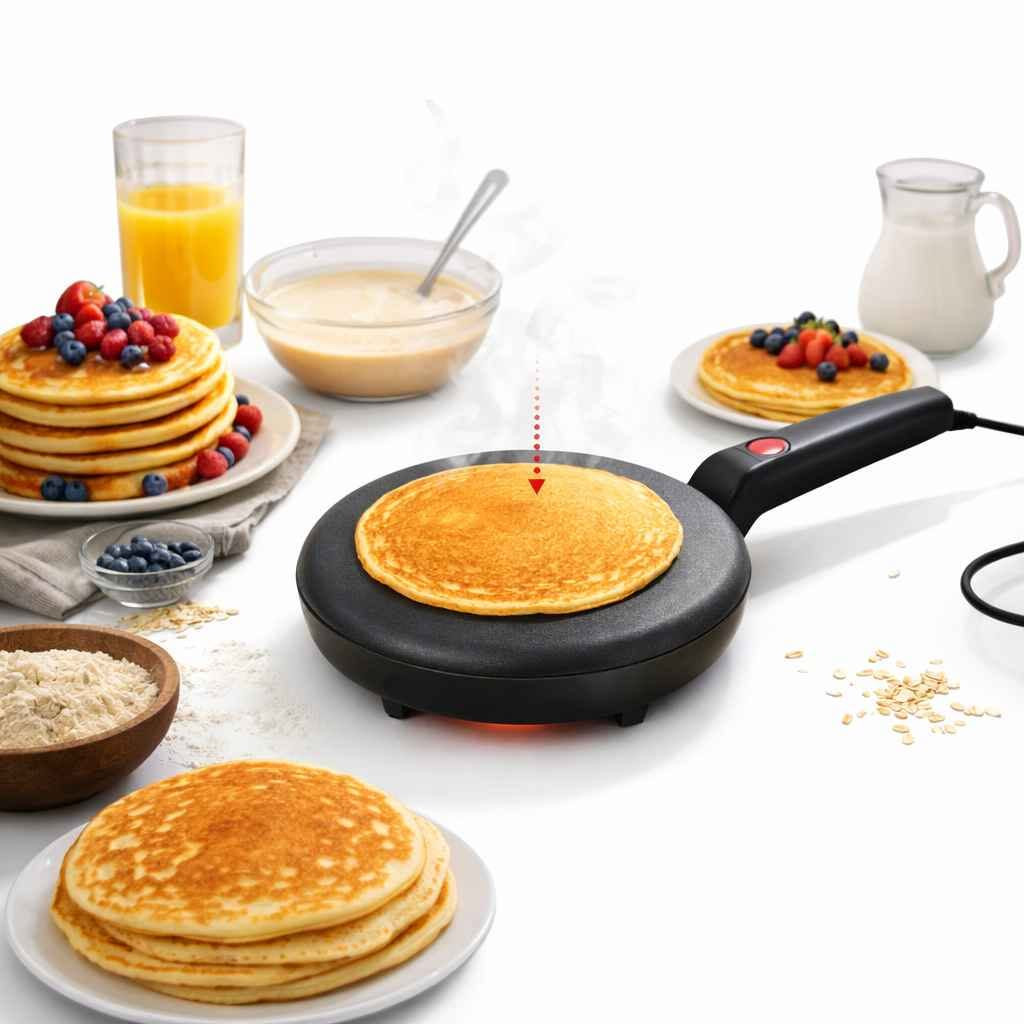🥞✨ فطورك صار أسهل وأسرع بلمسة واحدة!
مقلاة البانكيك الكهربائية بقدرة 600 واط، سر التحضير المثالي لكل صباح ⚡️
• سطح غير لاصق: لبانكيك ذهبي وبدون عناء 🥞
• حرارة متوازنة: طهي متساوٍ وسريع في ثوانٍ 🔥
• خفيفة وعملية: تصميم مريح وسهل الاستخدام اليومي 🍳
وفري وقتك واستمتعي بألذ طعم بدون تعب! 💪🍓 بغداد, العراق


**إذا كنت صاحب هذا الإعلان وتريد حذفه لأي سبب، رجاءا أرسل رسالة إلى الدعم الفني**