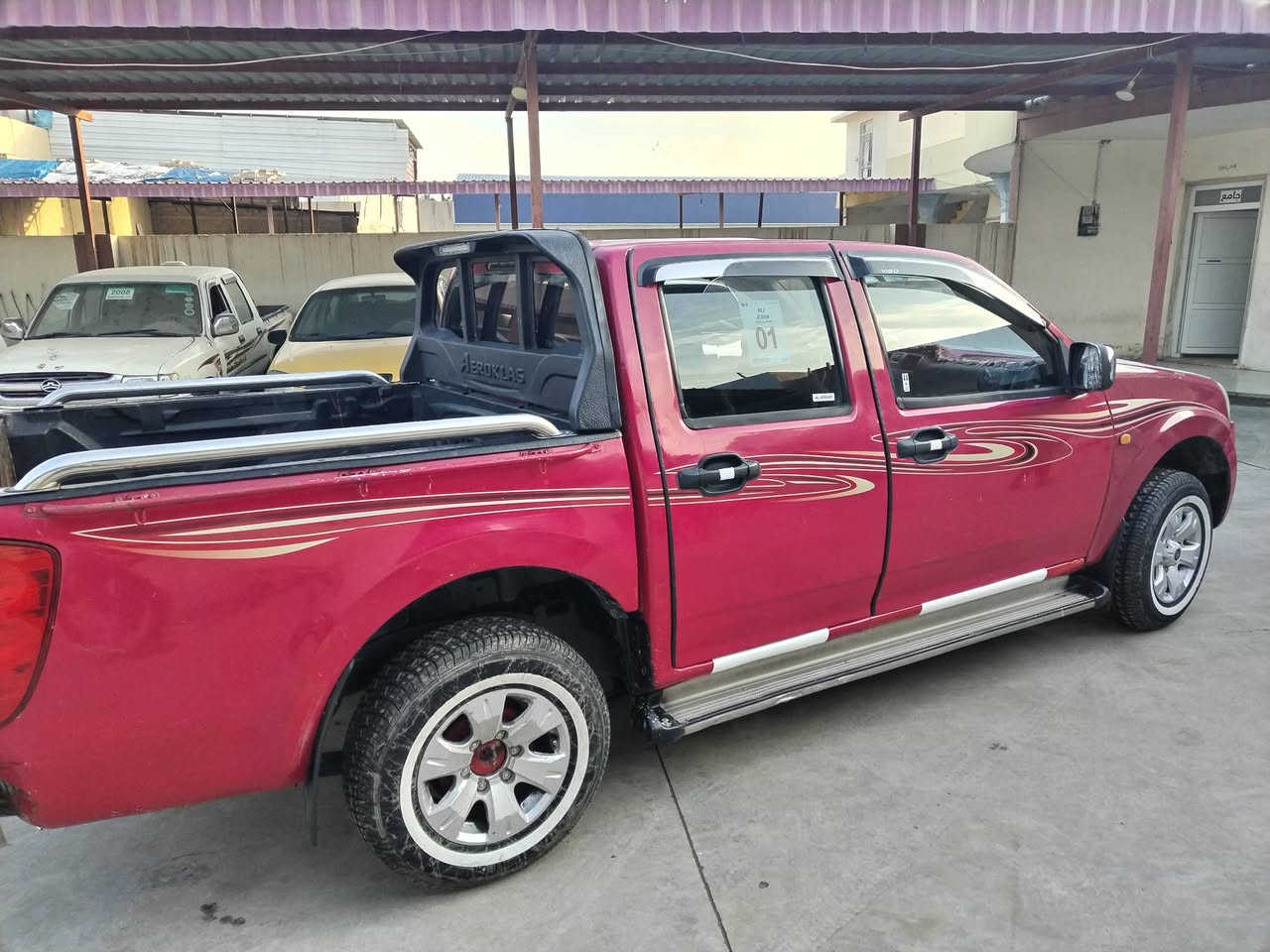 ت  ***********
دێر مەرزی گرێت ویل مودێل 2011مکینە بەخ منفیس گێڕ مکینە اکسل شرط تەخم تایە جدیدە
 سیارە حیزام بەخ کریە لێدان و وەلگەڕاوی نیە 
سعر 38و مجال 
عنوان ڕوڤیا
