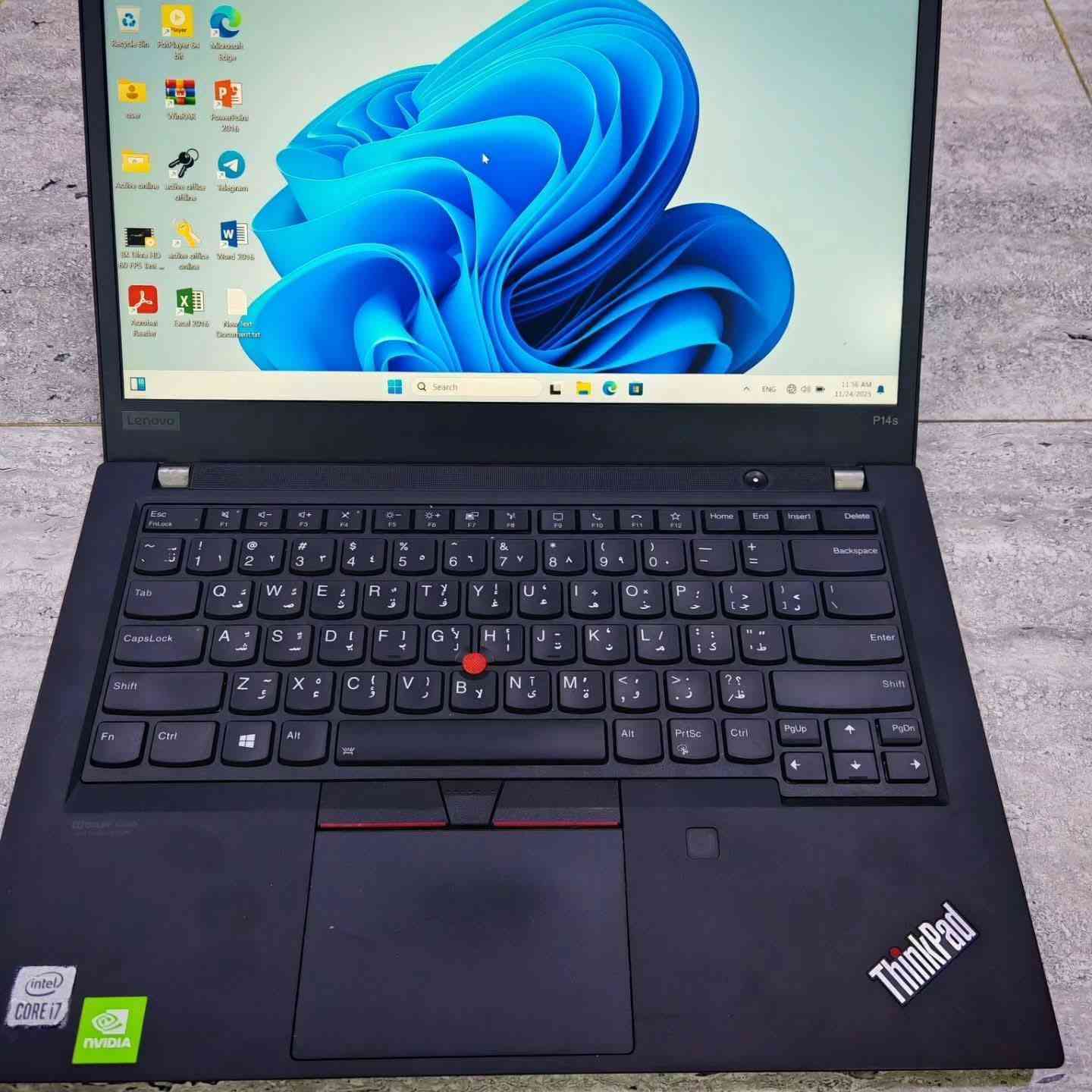 لابتوب Lenovo P14s
‏
‏▪️ المعالج: Core i7 - الجيل العاشر
‏
‏▪️ الرام: 16GB 
‏
‏▪️ الهارد: 256GB SSD
‏
‏▪️ كرت الشاشة: Nvidia 2GB
‏
‏▪️ الشاشة: 14 بوصة
‏
‏كامل حقيبة او ماوس وياه
‏
‏السعر 430
‏. بغداد / العبيدي  / فلكة حي النصر
‏ رقم الهاتف ***********
