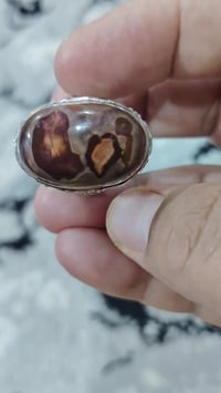 خاتم داودي • منقوش امرأة وطفل • نوادر