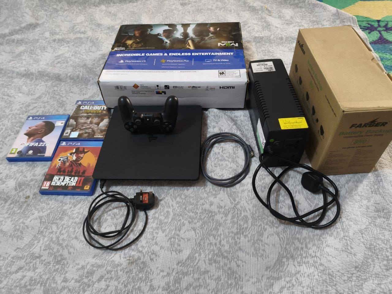 بلي فور سلم 1 تيرا جهاز نظيف كلش وحتئ كارتون وياه مع يوبي اس ايضا كارتون وجوستك وحدة اصلية الجهاز كلش نظيف وما مفتوح بي ولا برغي تجي انت بنفسك تفحص وتشوف+ وياه 3 اقراص رديد ردبشن 2 وفيفا 22و كول اوف ديوتي مكاني الحلة اذا تريد تستفسر عن الجهاز وسعره راسلني خاص 💙


**إذا كنت صاحب هذا الإعلان وتريد حذفه لأي سبب، رجاءا أرسل رسالة إلى الدعم الفني**