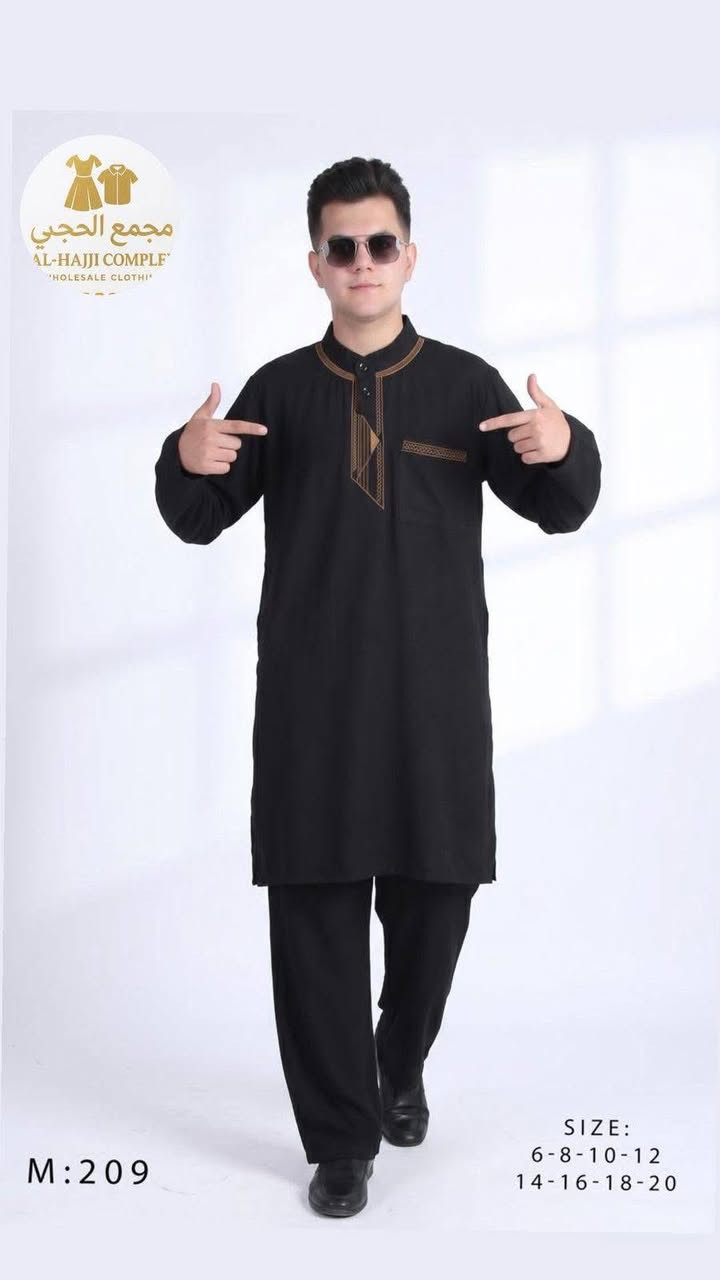 ✨ طقم ولادي  أسود فاخر ✨
تصميم أنيق بتطريز فضي  وذهبي مميز يمنح إطلالة راقية وعصرية 👌

🖤 خامة مريحة وجودة ممتازة
🖤 مناسب لمحرم 
🖤 متوفر بمقاسات متعددة

📏 المقاسات: 6 - 8 - 10 - 12 - 14 - 16 - 18 - 20

للطلب والاستفسار راسلنا الآن


**إذا كنت صاحب هذا الإعلان وتريد حذفه لأي سبب، رجاءا أرسل رسالة إلى الدعم الفني**