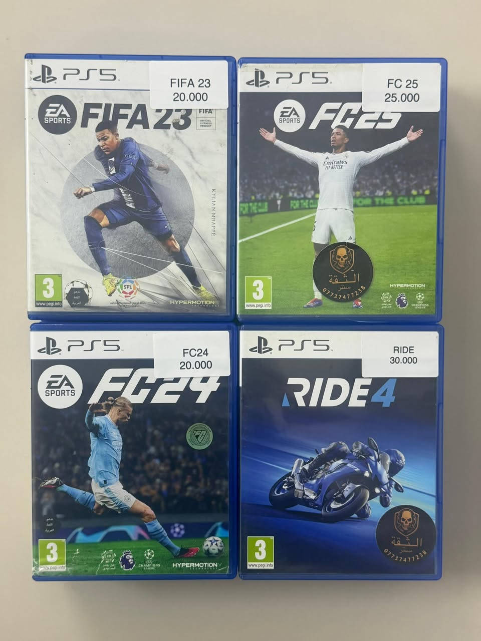 مستخدم PS4 وPS5  مجموعة كبيرة
⚠️ حجز وتبديل عبر الخاص او واتساب 
 
✅تثبيت الحجز بالخاص برقم وعنوان لسرعة التثبيت
 ❗️واذا عندك مراوس ارسل شنو عندك..
—————————————————
🚌 كل محافظات العراق ب5 الف فقط 
—————————————————
 🗺 العنوان بغداد حي الحسين  
—————————————————
 💬 ***********واتساب 
—————————————————
للمزيد تابع الصفحة
