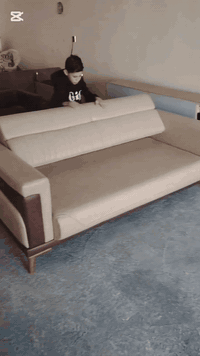 قنفة ثلاثية ضهر قلاب تتحول سرير ب 150 الف جديد غير مستخدم تصفية معرض/***********
