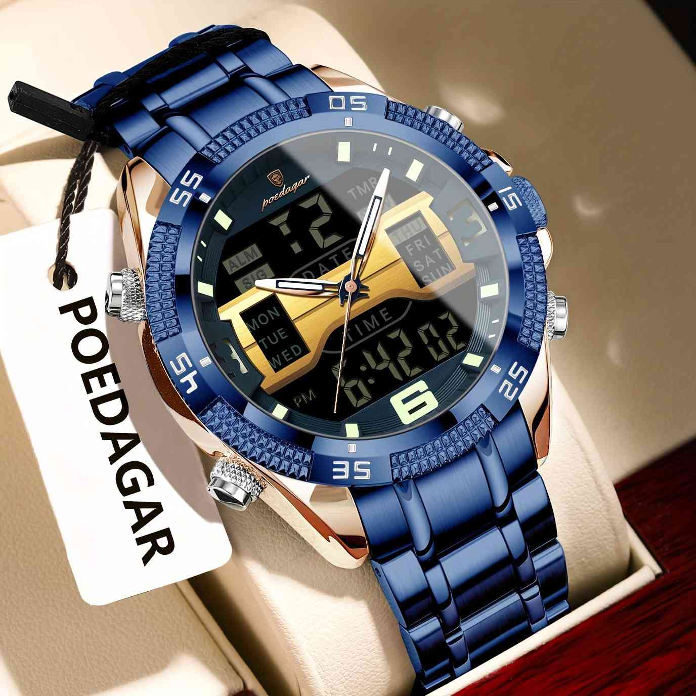 ساعات رجالية أنيقة من POEDAGAR
🏷️السعر عرض خاص🔥: 30 الف دينار ✨والتوصيل مجاني✨
☑️ضد الماء
☑️ضد الخدش
☑️معدن ستانلس ستيل مقوم للصدأ
☑️طلاء ثابت
☑️زجاج معدني مقسى
☑️ضمان سنة
🚚التوصيل مجاني لجميع محافظات العراق
للطلب ارسال صورة الساعة العنوان ورقم الهاتف
https://www.facebook.com/share/1693p771A2/


**إذا كنت صاحب هذا الإعلان وتريد حذفه لأي سبب، رجاءا أرسل رسالة إلى الدعم الفني**