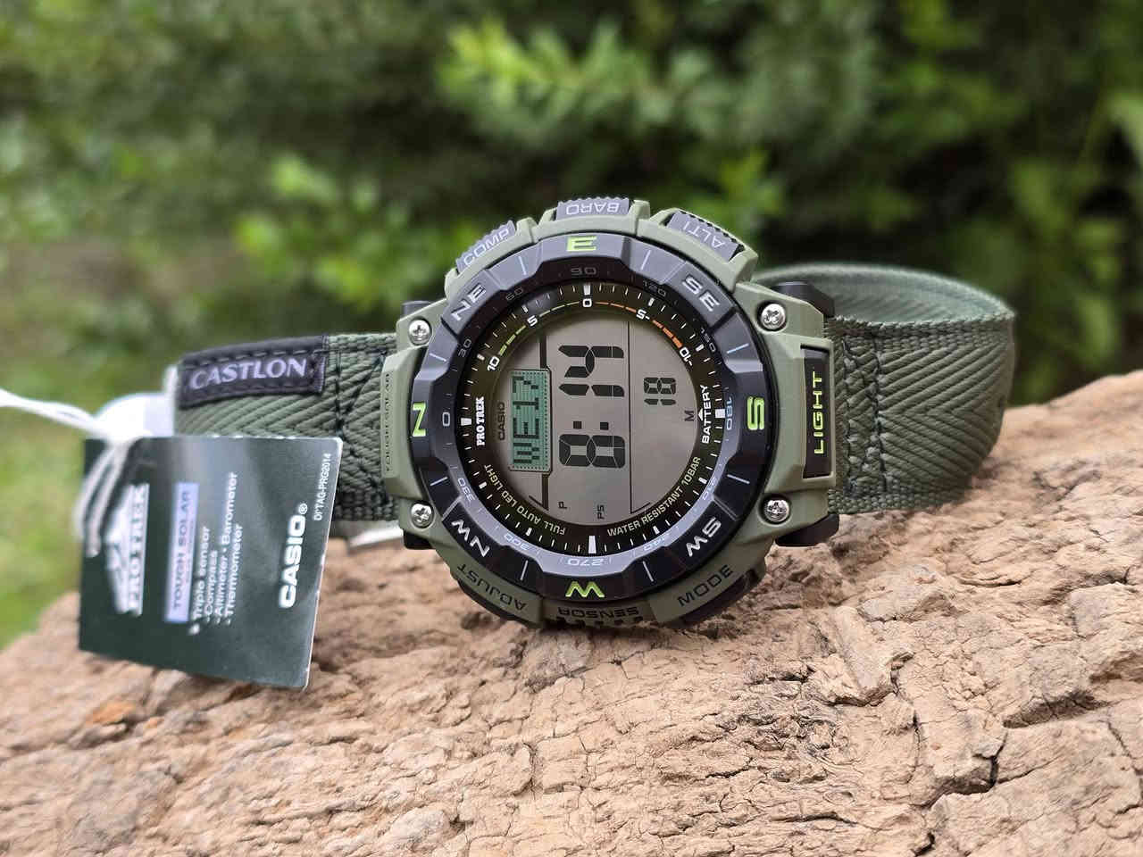 كاسيو - CASIO Watch 
⬛ [موديل:PRG-340B برو تريك] صنع في تايلند 

❗️أصلي ضمان دولي لمدة عامين من تاربخ الشراء 
✉️ شحن داخل العراق  
تواصل واتساب ***********☎️
⠀.........................................

⬛️ الحركة: طاقة شمسية solar power
⬛️ سلسلة: PRG-340B_PRO TREK
⬛️ مقاومة الصدمات
⬛️ سهولة الرؤية في الظلام ضوء LED
⬛️ مستشعر قياس ضغط جوي وارتفاع 
⬛️ مستشعر قياس درجة الحرارة 
⬛️مستشعر بوصلة تخبرك باتجاهك
⬛️ مستشعر توفير الطاقة في الظلام 
⬛️5 منبهات يوميا مع منبه غفوة 
⬛️مؤشر احتياطي الطاقة 
⬛️طوق اتجاهي دوار
⬛️ تصميم رياضي
⬛️ لون غير لامع رائع MATTE
⬛️ السير: راتنج قماش الياف طبيعيةCASTLON  للأخضر.. وجلد طبيعي مقاوم حراري للون بني الكايوتي 
⬛️ الزجاج: زجاج معدني
⬛️ مقاوم للماء: 10 بار
⬛️ القطر:  51.7 ملم
⬛️ الوزن: 55 غرام
⬛️ الجنس: ذكر
⭐️ الأكثر مبيعاً.....
⠀.........................................
#شكراً_لاختياركم_كاسيو
