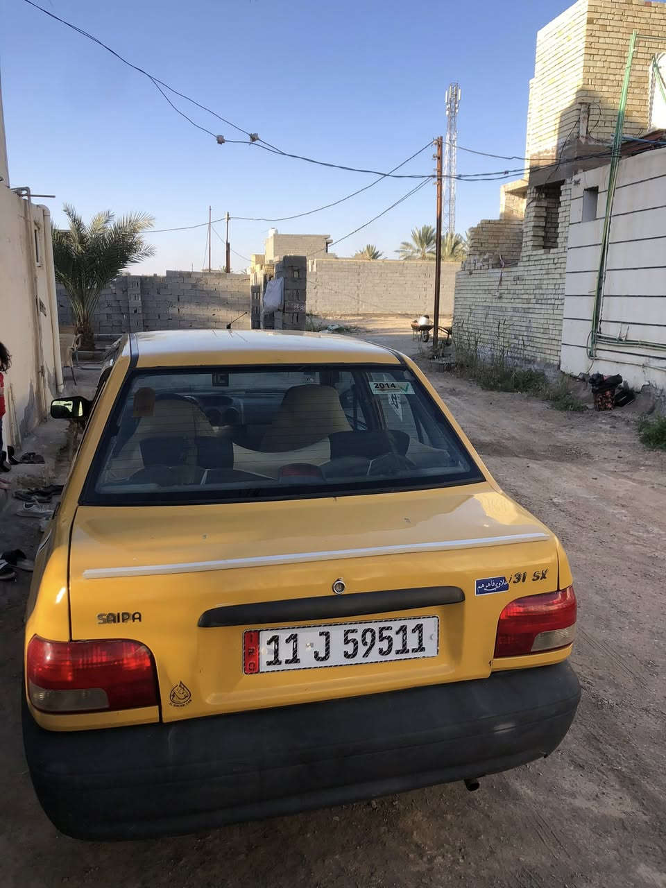 السلام عليكم
سايبة موديل 14
رقم بغداد بسمي سنويه جديده قبل شهر محوله 
كير ومحرك 👍
صدر تخم تاير جدد كهربائيات كوله شغاله شاشه جديده 
مكان السياره كربلاء الحسينيه السعر 31وبيه مجال 
رقم ***********
