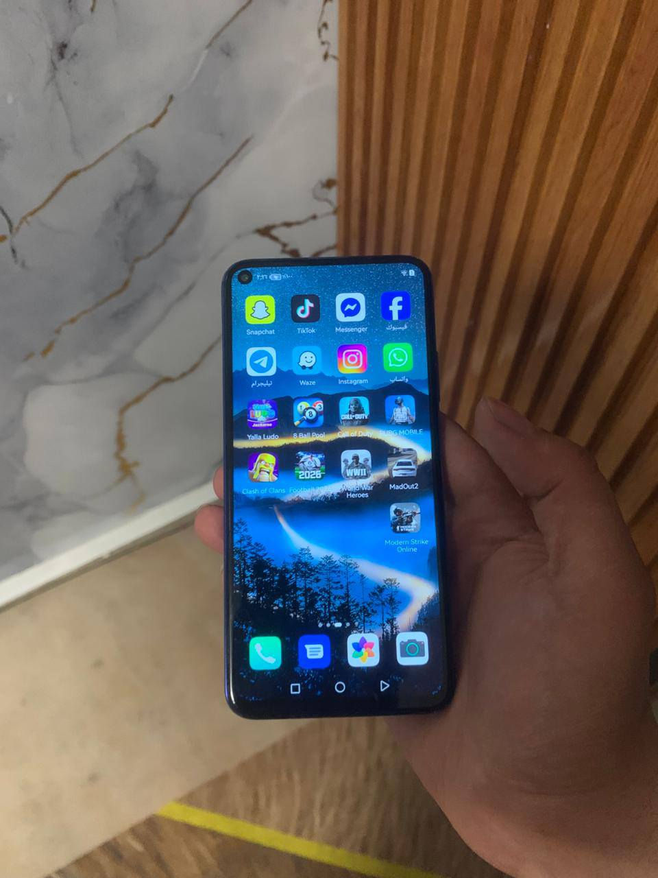 سلام عليكم هواوي نوفه 5  ذاكره 128ايشغل  بوبجي ستين افريم   جهاز نضيف مال بيت بس هاذ الفطر بل ضهر اموضح بل صوره الباقي كله شغال سعر 85 بي مجال بصيط حك الجيه بكان بغداد البلديات استفسار انتصل ***********
