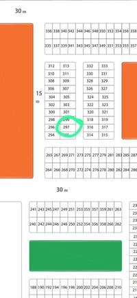 قطعة ارض للبيع  الكفاءات   المساحه ٢٠٠ متر  رقمها 297 وجه ١٠ نزال ٢٠  ...