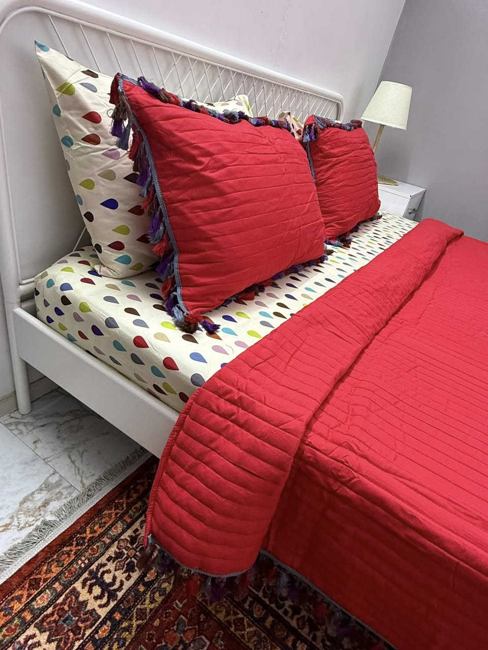 شوفولي الجمال ❤️🥰

فرشه نفرين قماش ساده  مقرنص مطرز قطن حاشية شراشيب بارز 6 قطع 

تعتبر رمضانيةً او لعيد


**إذا كنت صاحب هذا الإعلان وتريد حذفه لأي سبب، رجاءا أرسل رسالة إلى الدعم الفني**