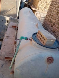 تنكر • مقطوره • تنكر مقطوره • تنكر مغلون • 4000 لتر • تنكر ماء • مقطور...