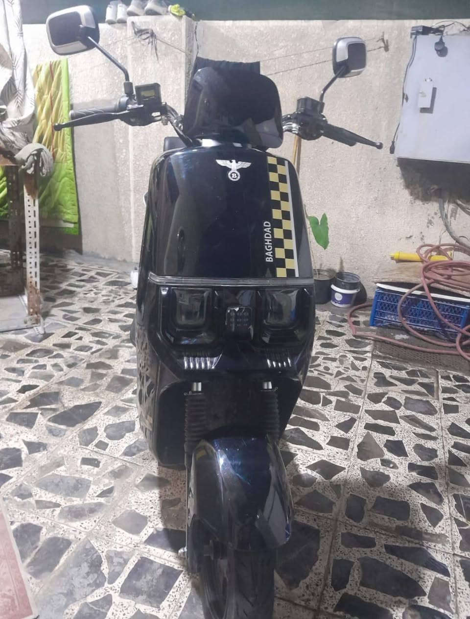 السلام عليكم دراجة شحن للبيع اربع بطاريات موديل 2025 سرعد حقيقة 61 شاشة 72 السعر 750  وبيها مجال بسيط مكاني بغداد الجديدةة
تواصل وات ساب ***********
