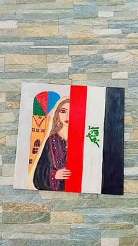 لوحات خشب رسم بالوان الزجاج والاكرلك  القياس 30×30 بسعر 7 الاف دينار  ...