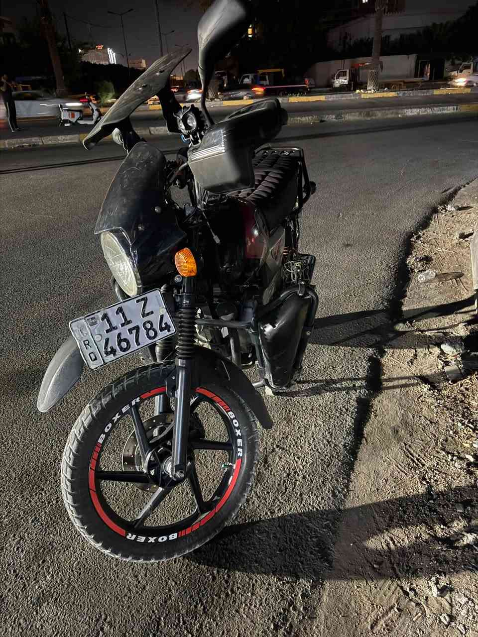 السلام عليكم ورحمه الله وبركاته دراجه بوكسر مودل 2022للبيع مرقم مكانه الكاظميه السعر 2150بيه مجال حك الجيه الدراجه مكفوله ***********فقط واتساب
