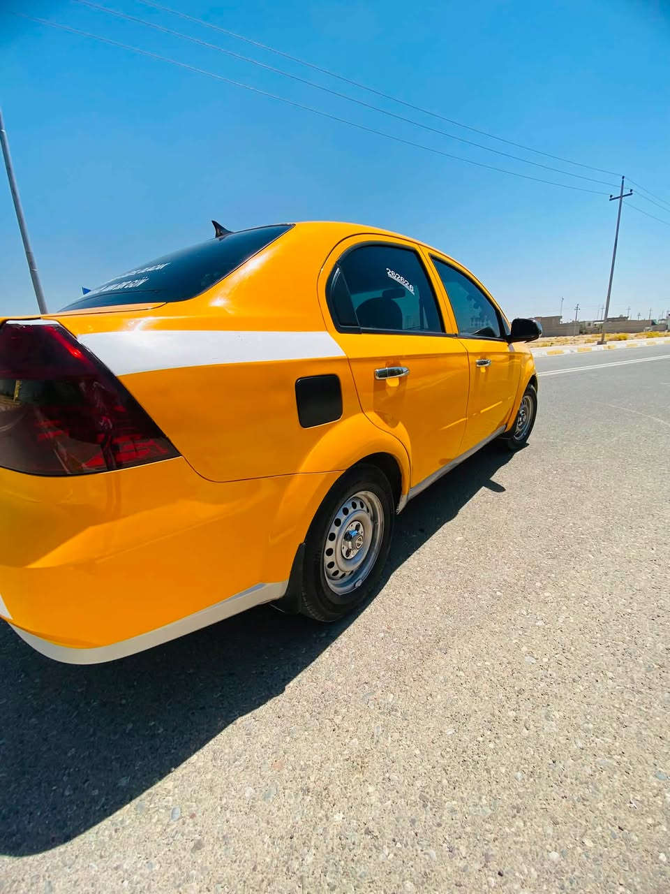 سلام عليكم
شوفرليت افيو موديل 2007 السياره بوجهك للشغل جاهز✅ 
عليها منضومه غاز 60 لتر وعنده بطاقه بانزين ✅
محرك كير كلها بشرط ✅
سنويه لل29شهر ال5 جديد✅ 
السياره متعوب عليها نضيفه 4 تايرات جدد شاشه ايباد السياره بدون ضرر ✅
سعر (55)وبي مجال مكان سياره ليلان ✅
***********☎️📞
