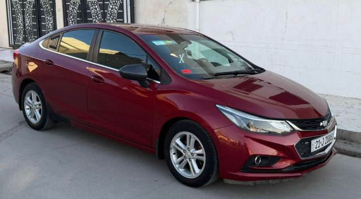 بيع مستعجل    ***********            للبيع شوفرليت كروز 2017 فول مواصفات كيرمحرك بشرط مامفتوح تبريد شغال صدر تيرات باتري جديد السيارة بي جمرلغ وبنيد صبغ بدون دواخل سنويه ورقم جديد بي كوبون بنزين السيارة ماشيه 132 الف حقيقي حتى اسبير مانازل السعر 92 وبي مجال ابيع نقد ومااراوس العنوان كركوك القادسيه *********** كركوك, العراق
