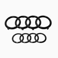 علامة اودي امامي وخلفي لون اسود غير مستخدم بالباكيت سعر 15 مكاني بغداد...