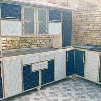 كاونتر المنيوم • ٣ متر • سنك مرمر ١٫٥م