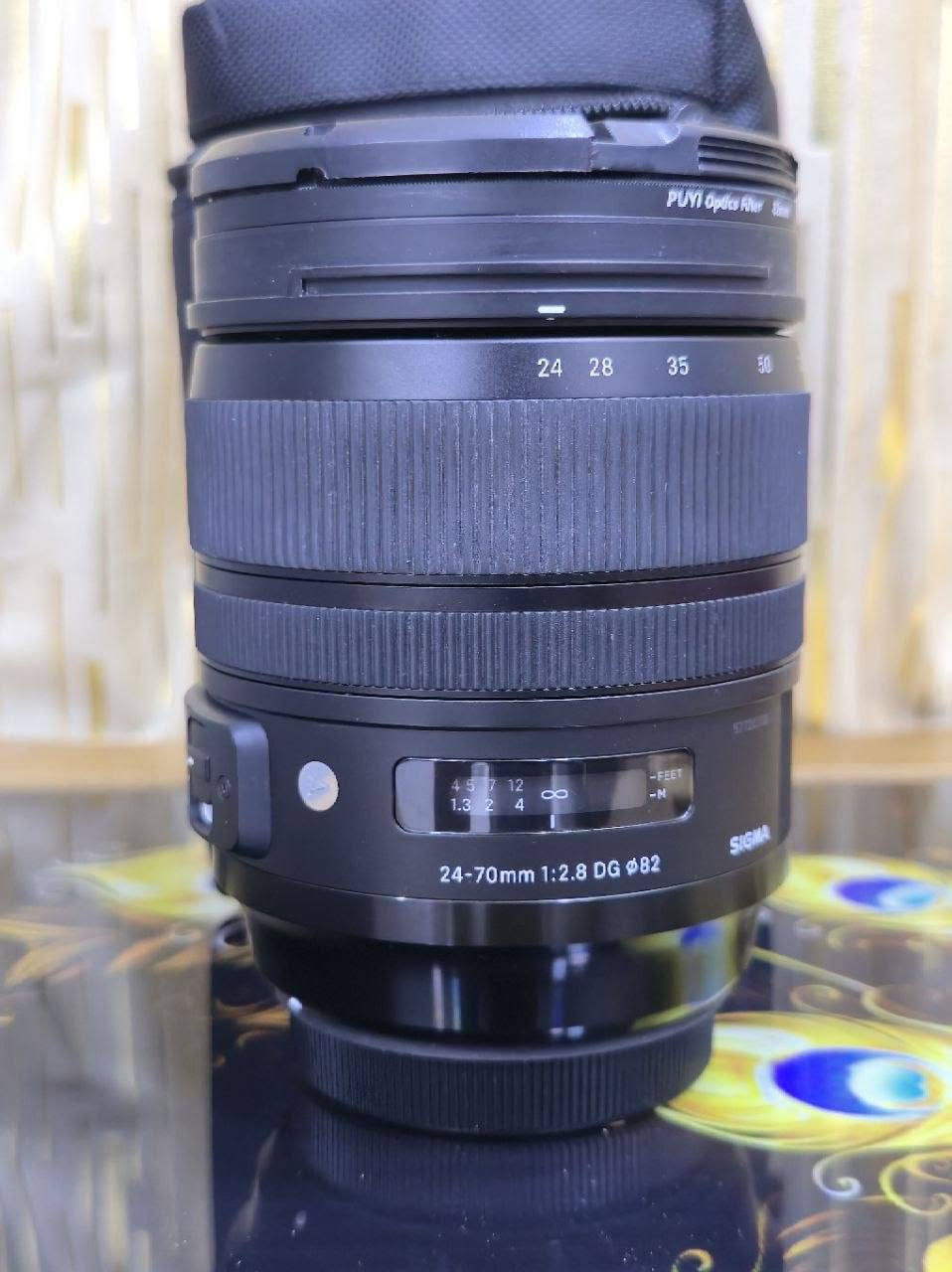 Canon 24-70 sigma art f 2.8
عدسه الاحترافيه من كانون فول فريم سكمه ارت فتحه 2.8
عدسه نظافه 100%بعده شبه جديده 
دقه او عزله كوالتي خيالي 
سعره 800 وتوصيل متوفر 
واتساب ***********
@إشارة
