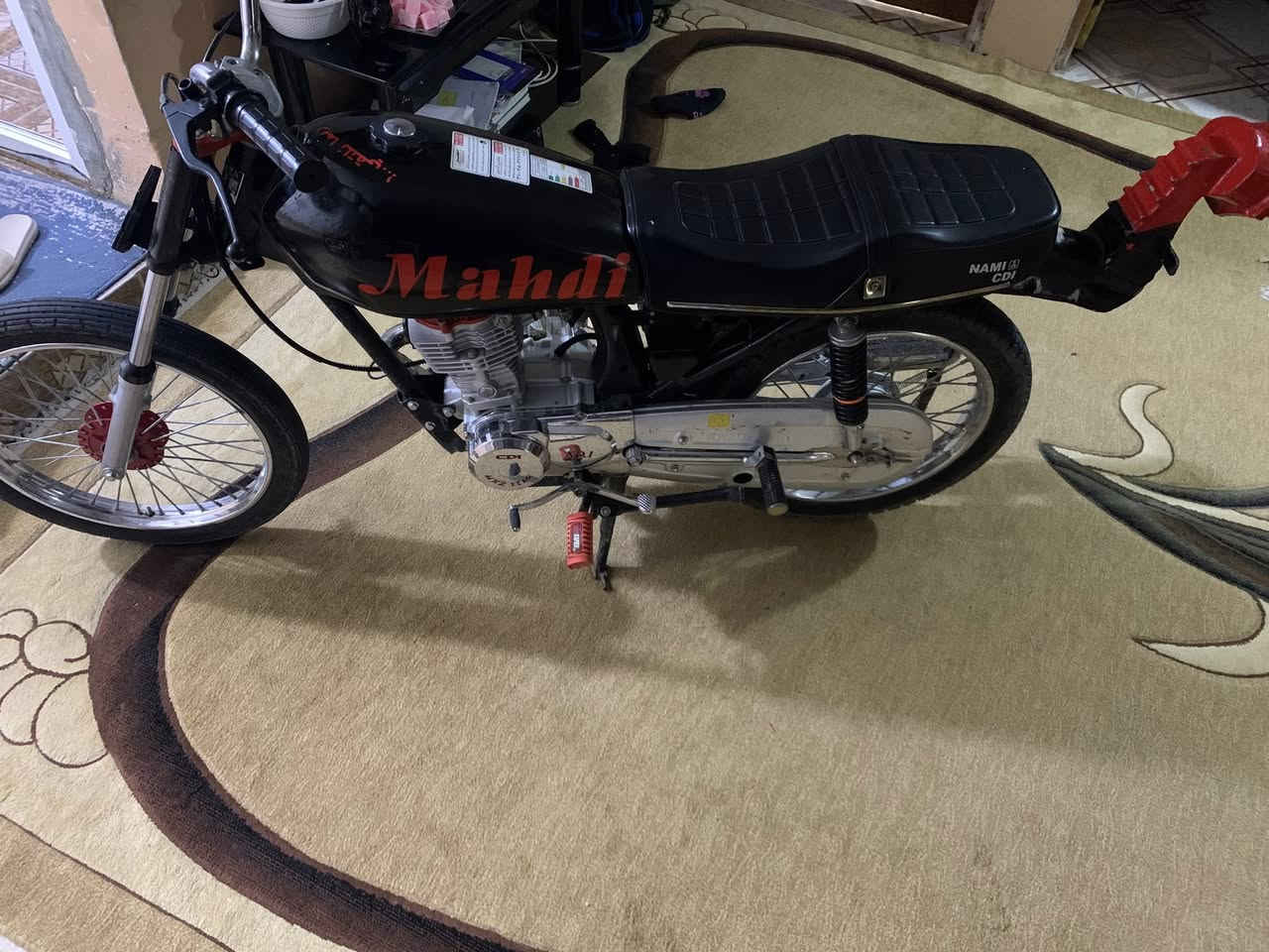 السلام عليكم ورحمة وبركاته دراجه مگر ستار تك خانقين أربع گير موديل 25بعدهة زيرو مكفوله سبايدر باكستاني محرك نضيف ممفتوح برغي منه سعر 950الف وبيهة مجال رقم صاحب دراجه ***********
