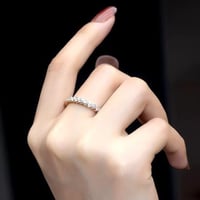 خاتم • فضة ٩٢٥ • مرصعة راين