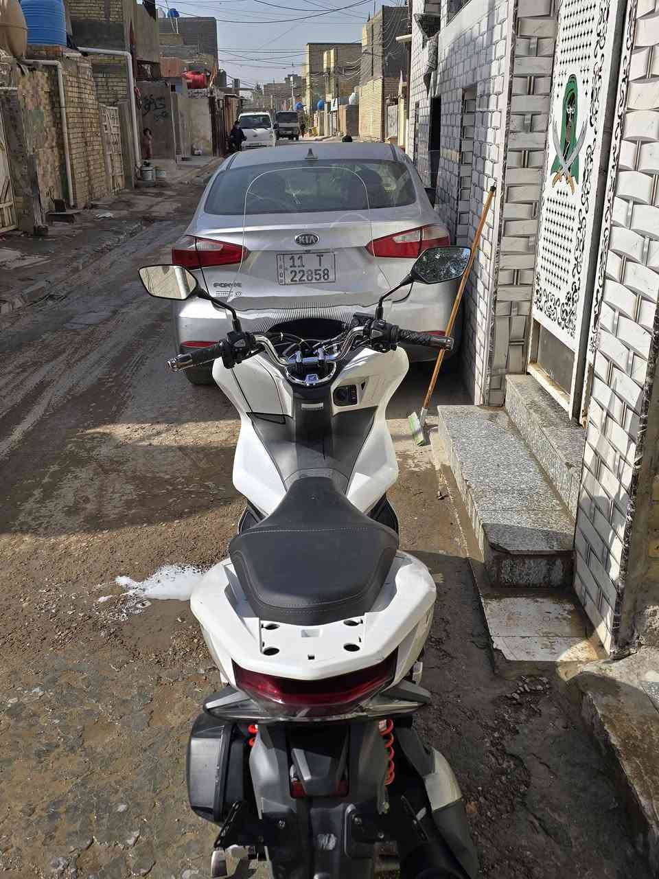 سلام عليكم  دراجه بي سي اكس جيل ثالث  كوري. دراجه كفاله مكنيه
برغي ما مفتوح 
كفر نظافة ١٠٠/٩٠
تدفئة يدات تدفئة كشن  
دراجه ماشيه ٧٩ حقيقي  مو تصفير 
بيع شراي  لا توصلي ابد 
السعر ١٦ بي مجال الشراي
***********
