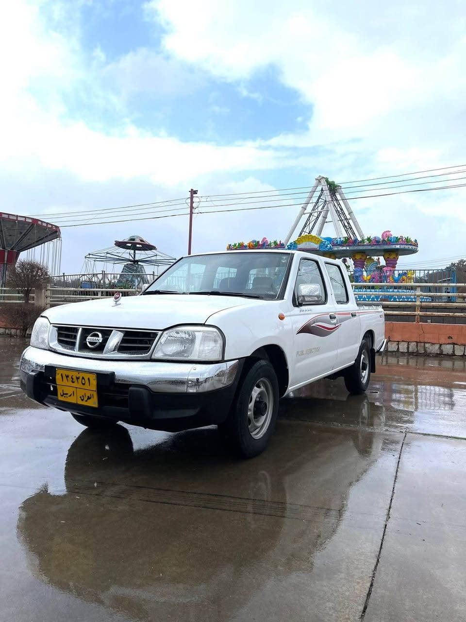 نيسان ٢٠١٢
نمونه له جوانى 
يه ك ده ست
مه كينه نه كراوه 
كه م روشتووه
گيرومه كينه و اكسل نه كراوه 
سه نه وى تازه 
٤ تايه ى لؤك 
ناوبودى لوك 
يه ك برغوى ده سكارى نييه 
ليدران و ده عمى به شه رت 
بشتو بيش كه بس 
***********
***********
*********** 
تيبينى رسمى سو نه ره كه يم داناو بشدار, السليمانية
