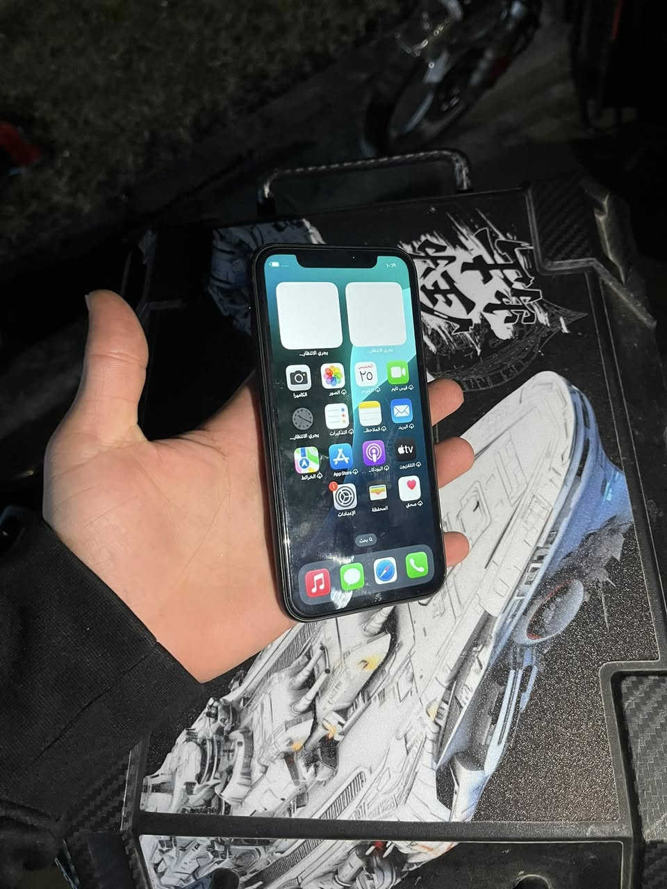 اكس ار
بلادي 
بطارية 80 
ذ128 
نظيف 
سعر 220 
وبي مجال 
***********
