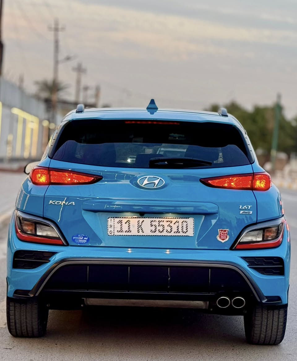 السلام عليكم 
كونا N Line
موديل 23
وارد امريكي رقم بغداد الجديد
حادثه دعاميه اماميه فقط 
السياره كفاله بدون صبغ وتبديل #ليبل_واحد 💙
صبغ دعاميه اماميه فقط 
ايرباك ستيرن راجع سستم 
ماشيه 27
مواصفات N Line
-بصمة ابواب 
-بصمة تشغيل 
- شاشه جبيره كار بلي
-كامرا خلفيه
-حساس خلفي 
-رادار 360 
-فول تحكم استيرن
-كشنات تدفئه
-مود درايف 
-فور ويل
-دركه هيتر
-كشنات خياط 
السياره كله مختمه N Lien
السياره مكفوله كير ومحرك وحداديه وتبريد وتدفئه
بعدها بحالة الوكاله كل نقص مابيه
السعر 158 وبيه مجال 
عنواني بغداد 
هاتف ***********
