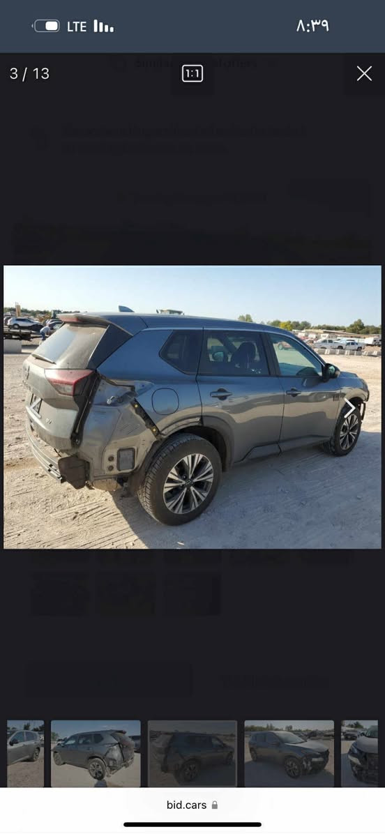 السلام عليكم 

نيسان روج  2023 SV 

(((((بدون حادث بدون صبغ دعامية سرقة امريكا ))))

لون اسمنتي  مميز 

فول مواصفات عدا بانوراما

حساسات 

مانع تصادم امامي 

كامره خلفيه وشاشه جبيره

نقاط عمياء ورادارات جانبية 

تبريد ثلج 
تايرات جديدة

تشغيل عن بعد 

ماشيه 75 الف

السعر : 175$ 

السياره جديده بمعنى الكلمه بحاله الوكالة
***********
