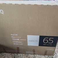 عندي شاشة لبيع جديدة مامفتوحه LG قياس ٦٥ مكاني بغداد الجديدة قرب افران...