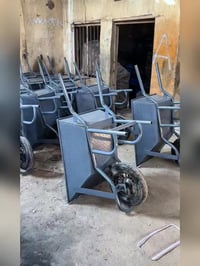 عربة بناء 2 ملم ثقيل 🛡️ تاير دراجة شفت 24 - رجل بوري 🛞 الشاصي 2 ملم ثق...