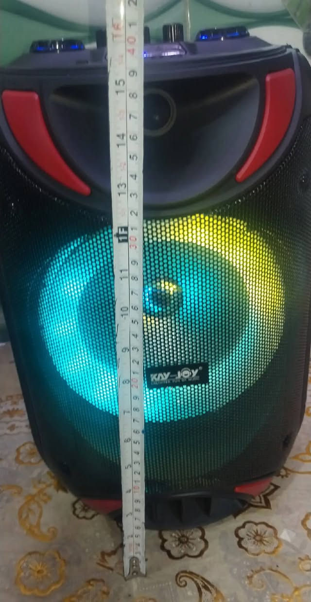 سبيكر 8 انج ضخم
فول مواصفات  
بلوتوث  ..   رام  ..  فلاش رام  ..  اواكس 
راديو  ..   مايك واير ليس  ..   ريمونت تحكم 
نشرة الوان متغيرة  
يدة  تحكم  ..  اطارات 2 لسهولة الحركة 
بطارية 3600 
40 الف دينار واصل جميع المحافظات 
للحجز خاص او  وتساب
***********
