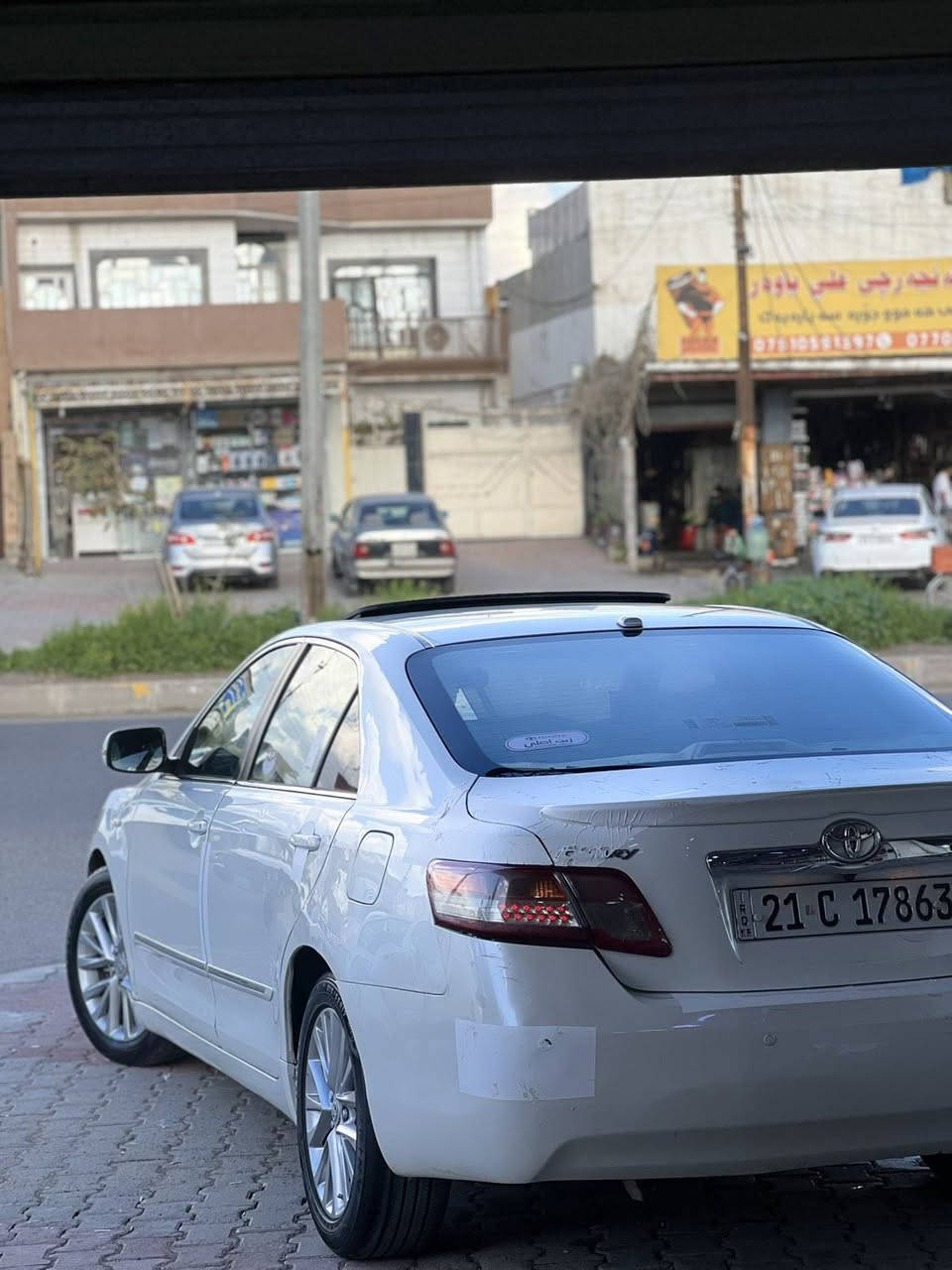 ‏کامری خلیجی 
‏2010   GLX
‏سەڵتەنە فول مواسەفات 
‏شاشەئایپات 
‏کامیرە 
‏ناوفۆرمیکا 
‏پەردەسکە 
‏کوشن جلد 
‏تعدیل سرعە 
‏فول مواسەفات 
‏گێڕو مەکینە بەشەرت 
‏تەقەو ڕەقەی بەشەرت تاخم پێشی لۆکە 
‏چوارتایەی لۆکە 
‏سەنەوی تازەییە تا 2030
‏هەزەی تازەییە 
‏ڕەقەم سلێمانی 
‏بەشەرتی تەحویل خەرامە بڕاوە 
‏سێ پارچەو نیوو بۆیاخە 
‏شوێن کەرکوک 
‏ژم .***********
‏
‏ كركوك, العراق
